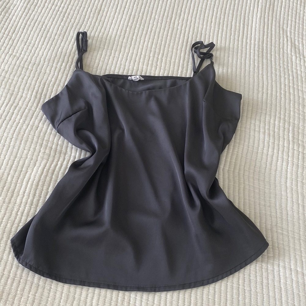 Gray Silky Cami